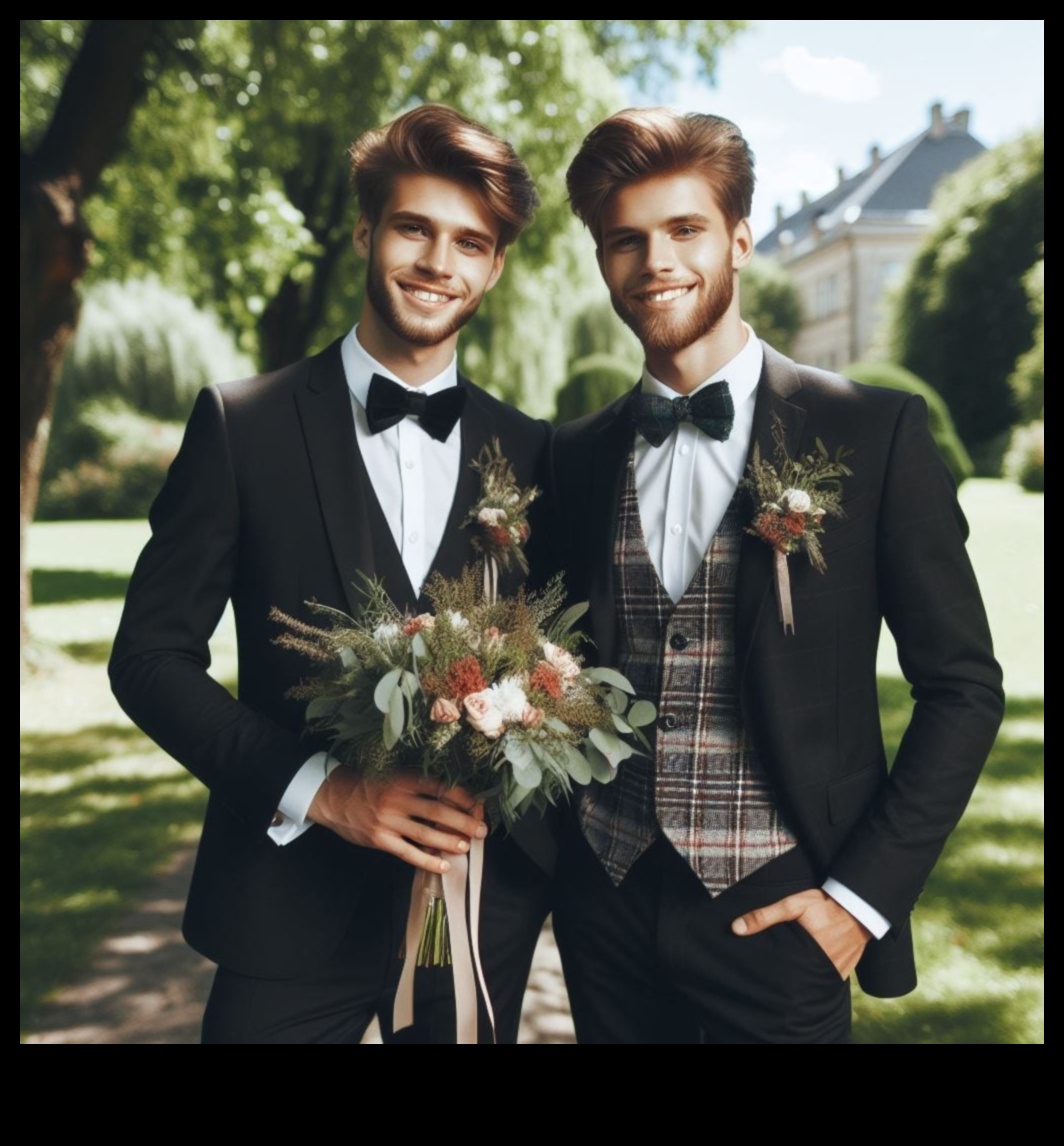 Cravate la modă: accente de nuntă elegante