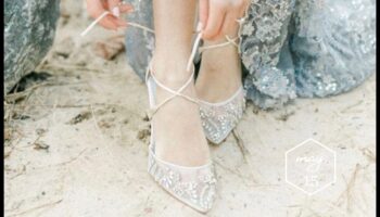 Eleganță eterică: pantofi de mireasă potriviti pentru regalitate